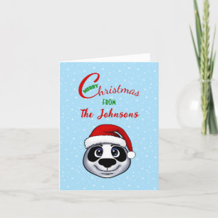 Cartes Pour Fêtes Annuelles Panda