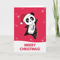 Panda Noël Neige Hiver Animaux Pandas Adulte C