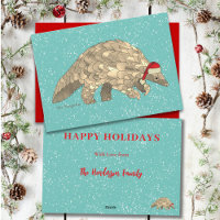 Pangolin Cute Xmas Espèces en voie de disparition