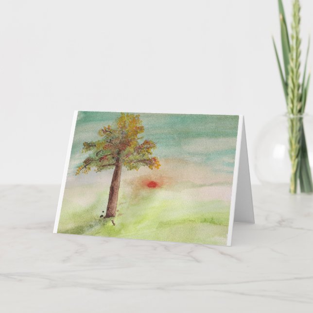Cartes Pour Fêtes Annuelles Panier de voeux d'automne / Thanksgiving (Devant)