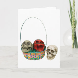 Cartes Pour Fêtes Annuelles PanierCrâne042109
