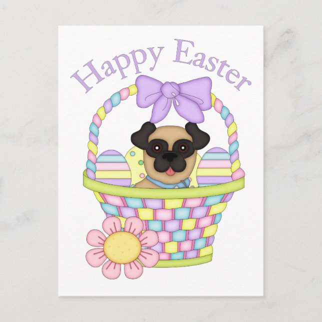 Cartes Pour Fêtes Annuelles Paniers-cadeaux de Pâques Tee - shirts et cadeaux (Devant)