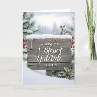 Cartes Pour Fêtes Annuelles Panneau de vœux de la saison de Noël