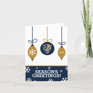 Cartes Pour Fêtes Annuelles Panthers de la FIU - Noël
