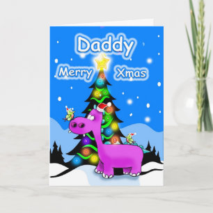 Cartes Pour Fêtes Annuelles Papa merry xmas