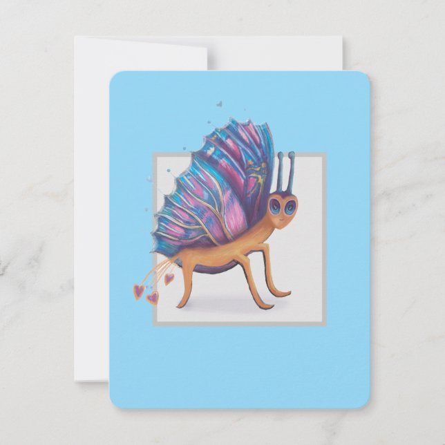 Cartes Pour Fêtes Annuelles papillon (Devant)