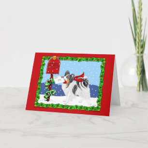 Cartes Pour Fêtes Annuelles Papillon Christmas Mail Tri Color