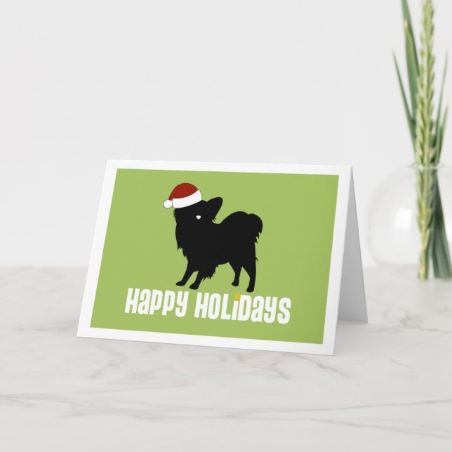 Cartes Pour Fêtes Annuelles Papillon Santa Hat (Devant)