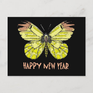 Cartes Pour Fêtes Annuelles Papillons et papillons de nuit Bonne année