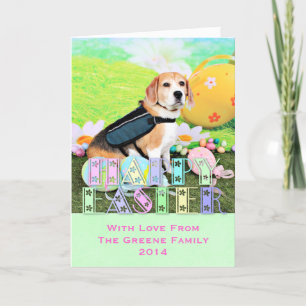 Cartes Pour Fêtes Annuelles Pâques - beagle - Brady