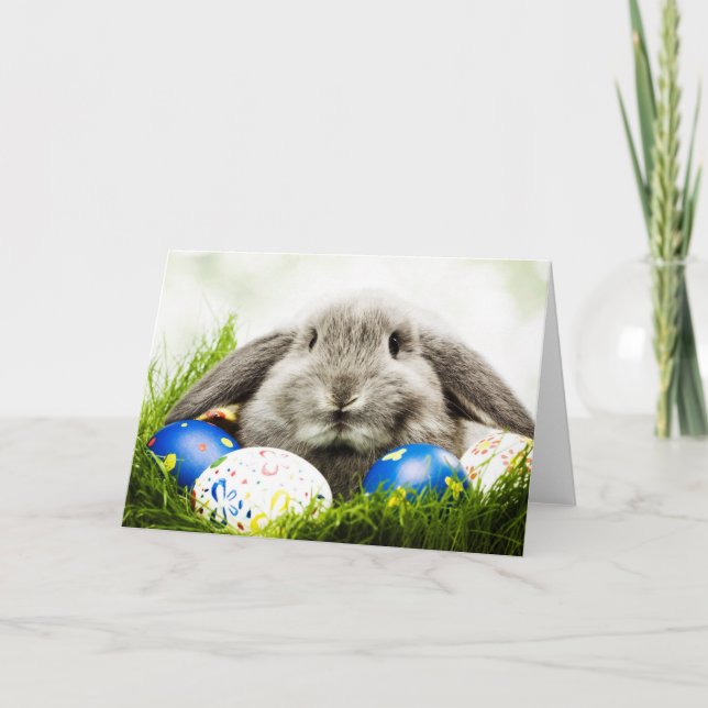 Cartes Pour Fêtes Annuelles Pâques de houblon (Devant)