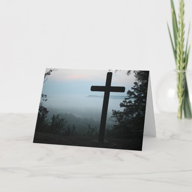 Cartes Pour Fêtes Annuelles Pâques de Misty Bay Cross (Devant)