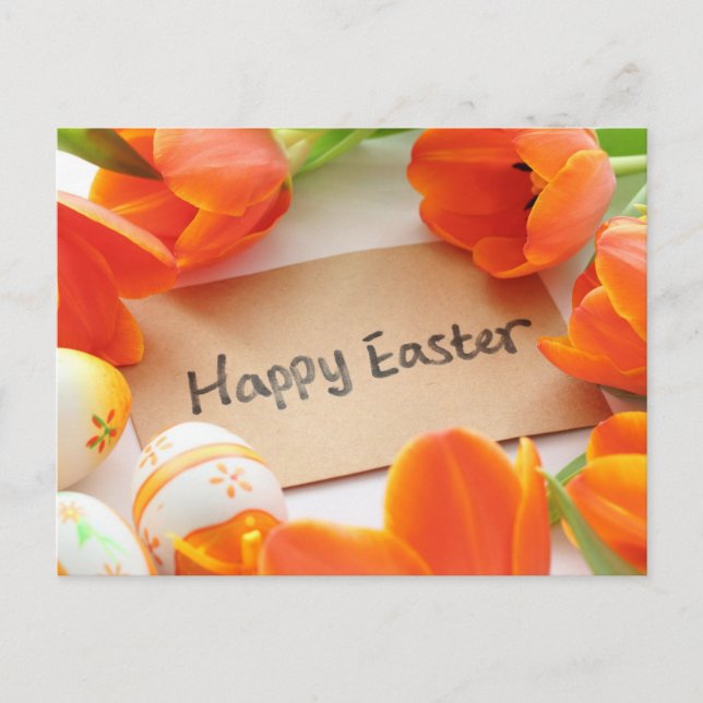Cartes Pour Fêtes Annuelles pâques heureux (Devant)