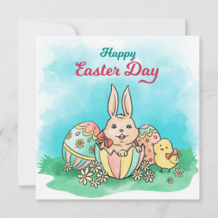 Cartes Pour Fêtes Annuelles Pâques mignonnes