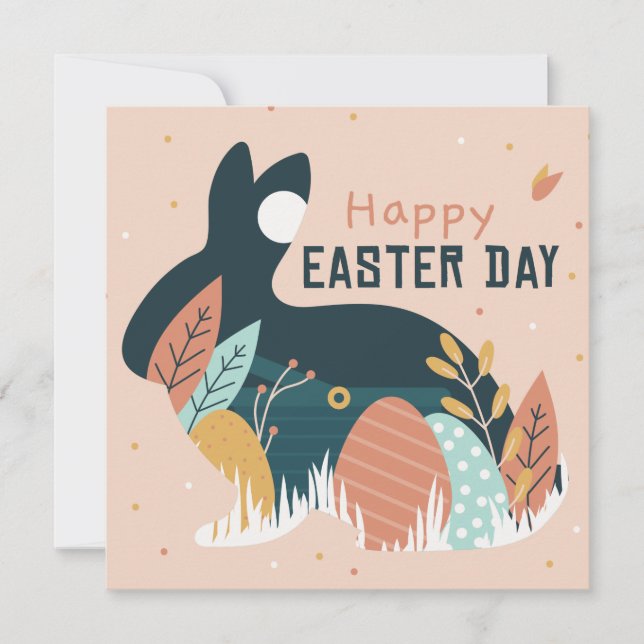 Cartes Pour Fêtes Annuelles Pâques mignonnes (Devant)