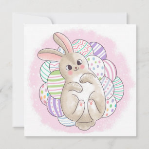 Cartes Pour Fêtes Annuelles Pâques mignonnes