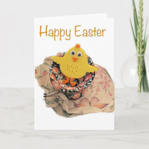 Cartes Pour Fêtes Annuelles Pâques poussin bébé mignon