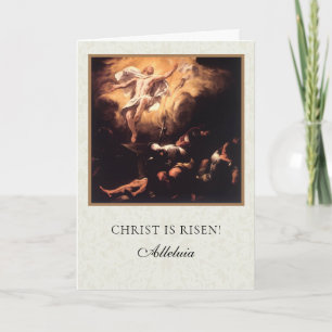 Cartes Pour Fêtes Annuelles Pâques Religieux Résurrection Jésus Prière