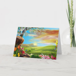 Cartes Pour Fêtes Annuelles Pâques-vallée