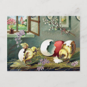 Cartes Pour Fêtes Annuelles Pâques victorienne