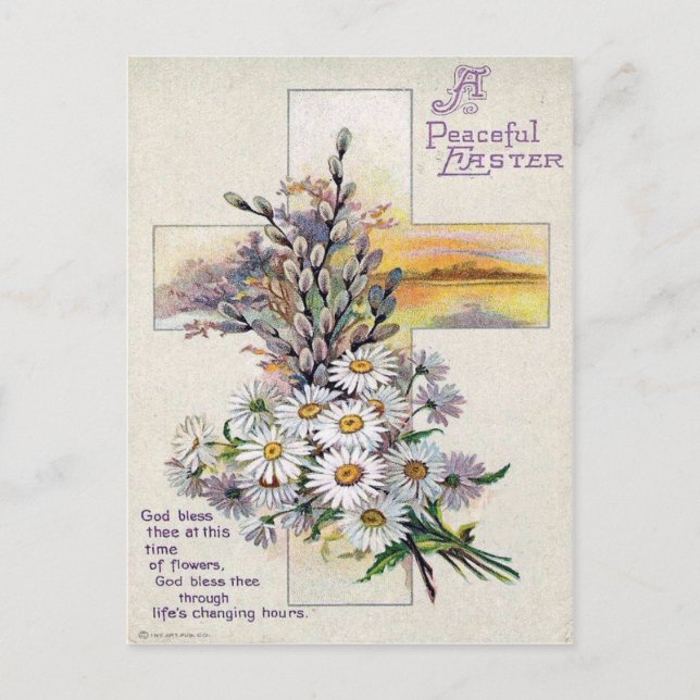 Cartes Pour Fêtes Annuelles Pâques victoriennes (Devant)