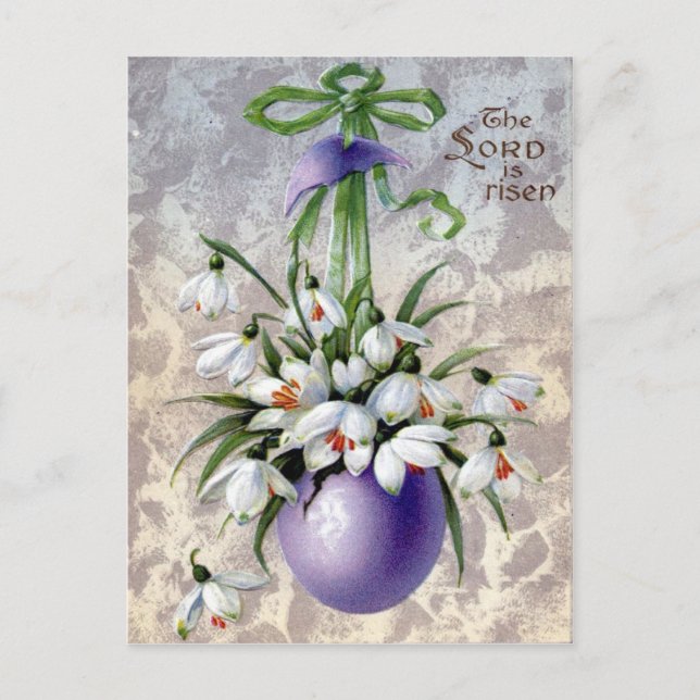 Cartes Pour Fêtes Annuelles Pâques victoriennes (Devant)