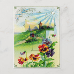 Cartes Pour Fêtes Annuelles Pâques victoriennes