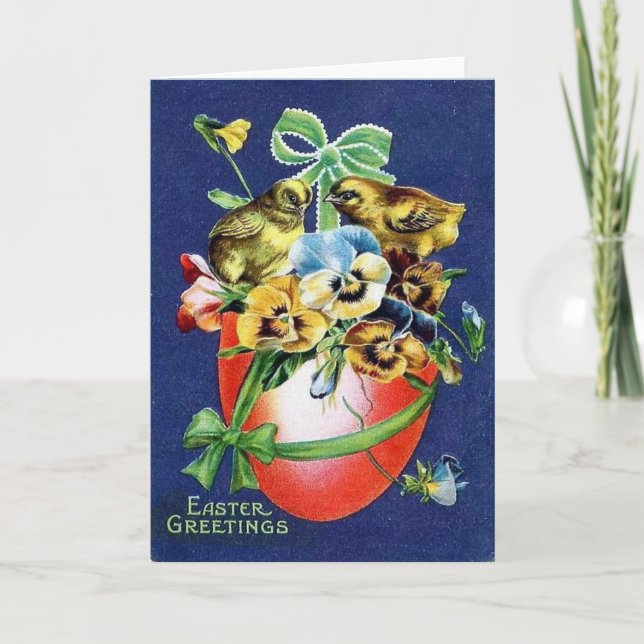Cartes Pour Fêtes Annuelles Pâques victoriennes (Devant)
