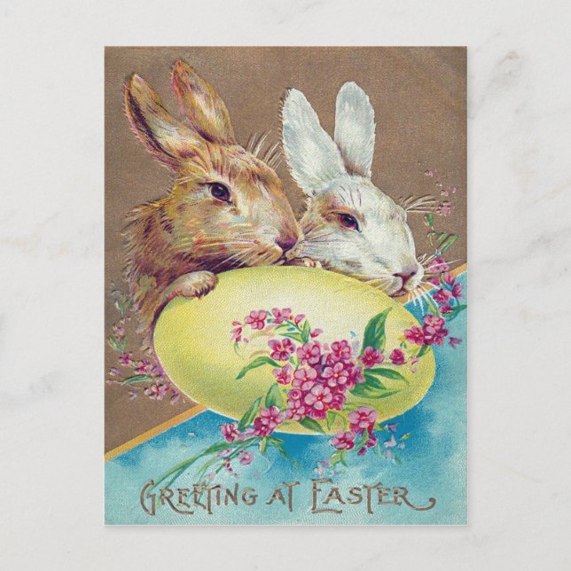 Cartes Pour Fêtes Annuelles Pâques victoriennes (Devant)