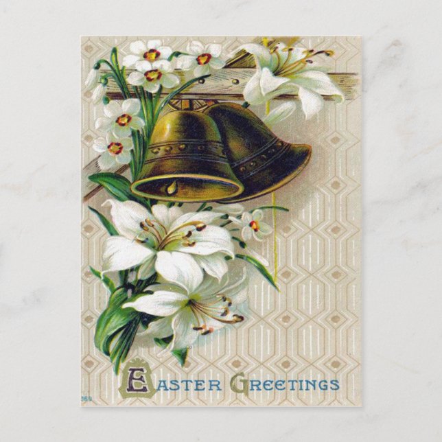 Cartes Pour Fêtes Annuelles Pâques victoriennes (Devant)