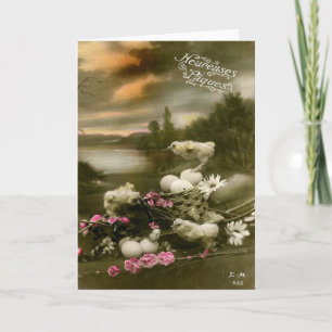 Cartes Pour Fêtes Annuelles Pâques vintage