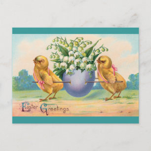 Cartes Pour Fêtes Annuelles Pâques vintage
