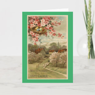 Cartes Pour Fêtes Annuelles Pâques Vintages À Maman Et Papa