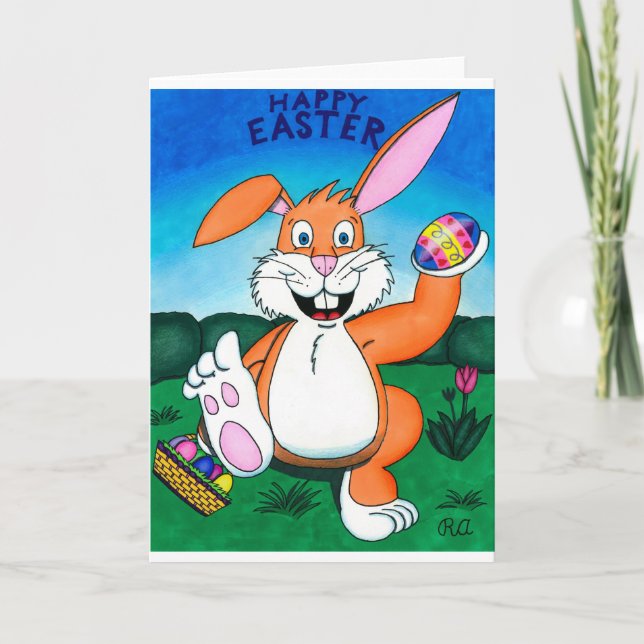 Cartes Pour Fêtes Annuelles Pâques Wonder (Devant)