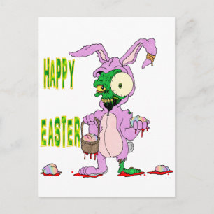 Cartes Pour Fêtes Annuelles Pâques Zombie