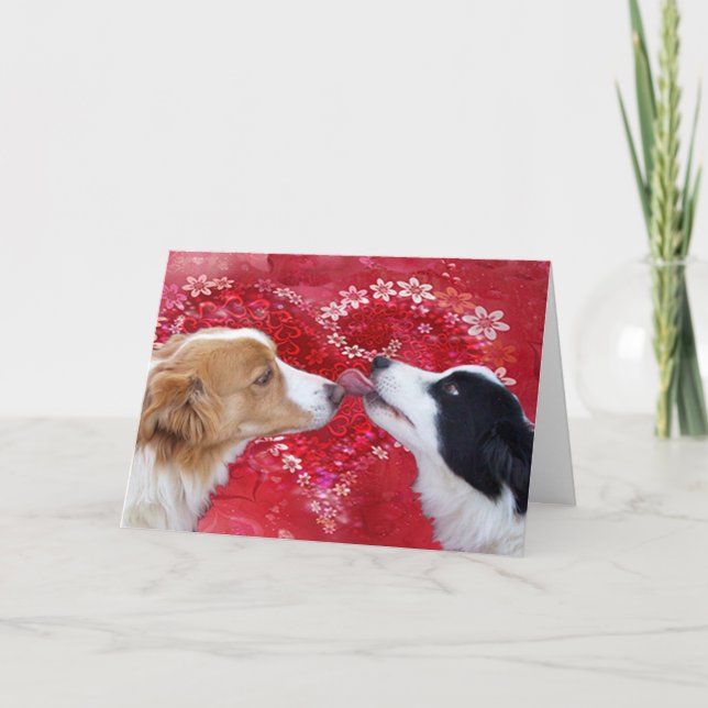 Cartes Pour Fêtes Annuelles Par mon Valentine ! (Devant)