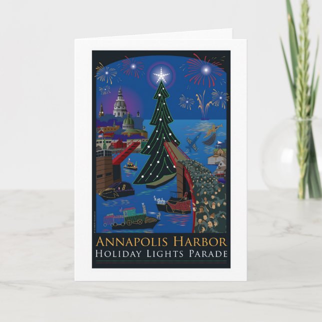 Cartes Pour Fêtes Annuelles Parade des Fêtes d'Annapolis (Devant)