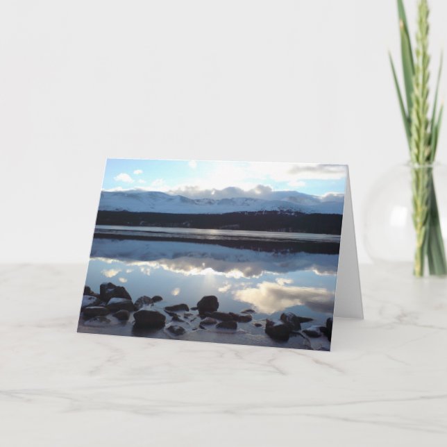 Cartes Pour Fêtes Annuelles Parc national de Cairngorm (Devant)