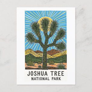 Cartes Pour Fêtes Annuelles Parc national de Joshua Tree Californie