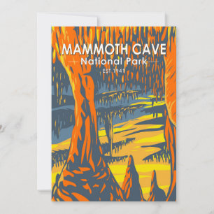 Cartes Pour Fêtes Annuelles Parc national de Mammoth Cave Kentucky