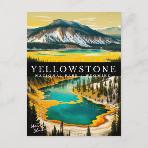 CARTES POUR FÊTES ANNUELLES PARC NATIONAL DE YELLOWSTONE