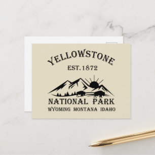 Cartes Pour Fêtes Annuelles Parc national de Yellowstone
