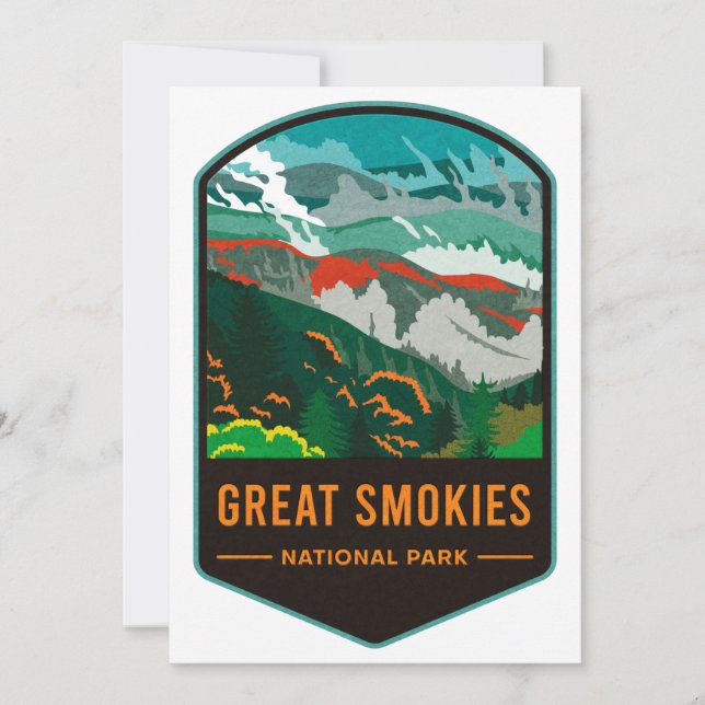 Cartes Pour Fêtes Annuelles Parc national des Great Smoky Mountains (Devant)