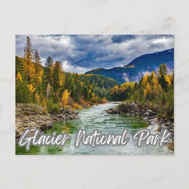 Cartes Pour Fêtes Annuelles Parc national du Glacier (Devant)