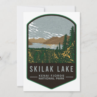 Cartes Pour Fêtes Annuelles Parc national du lac Skilak Kenai Fjords