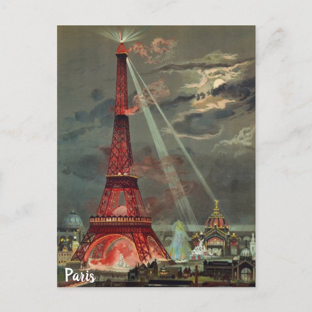 Cartes Pour Fêtes Annuelles Paris (Devant)