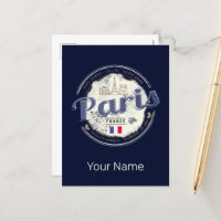 Paris Capitale France Tour Eiffel Souvenir Vintage