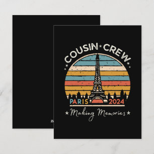 Cartes Pour Fêtes Annuelles Paris France Création de souvenirs 2024