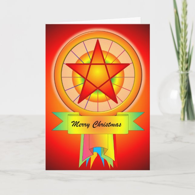 Cartes Pour Fêtes Annuelles Parol de Noël (Devant)