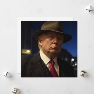 Cartes Pour Fêtes Annuelles Parrain de l'Amérique Don J. Trump